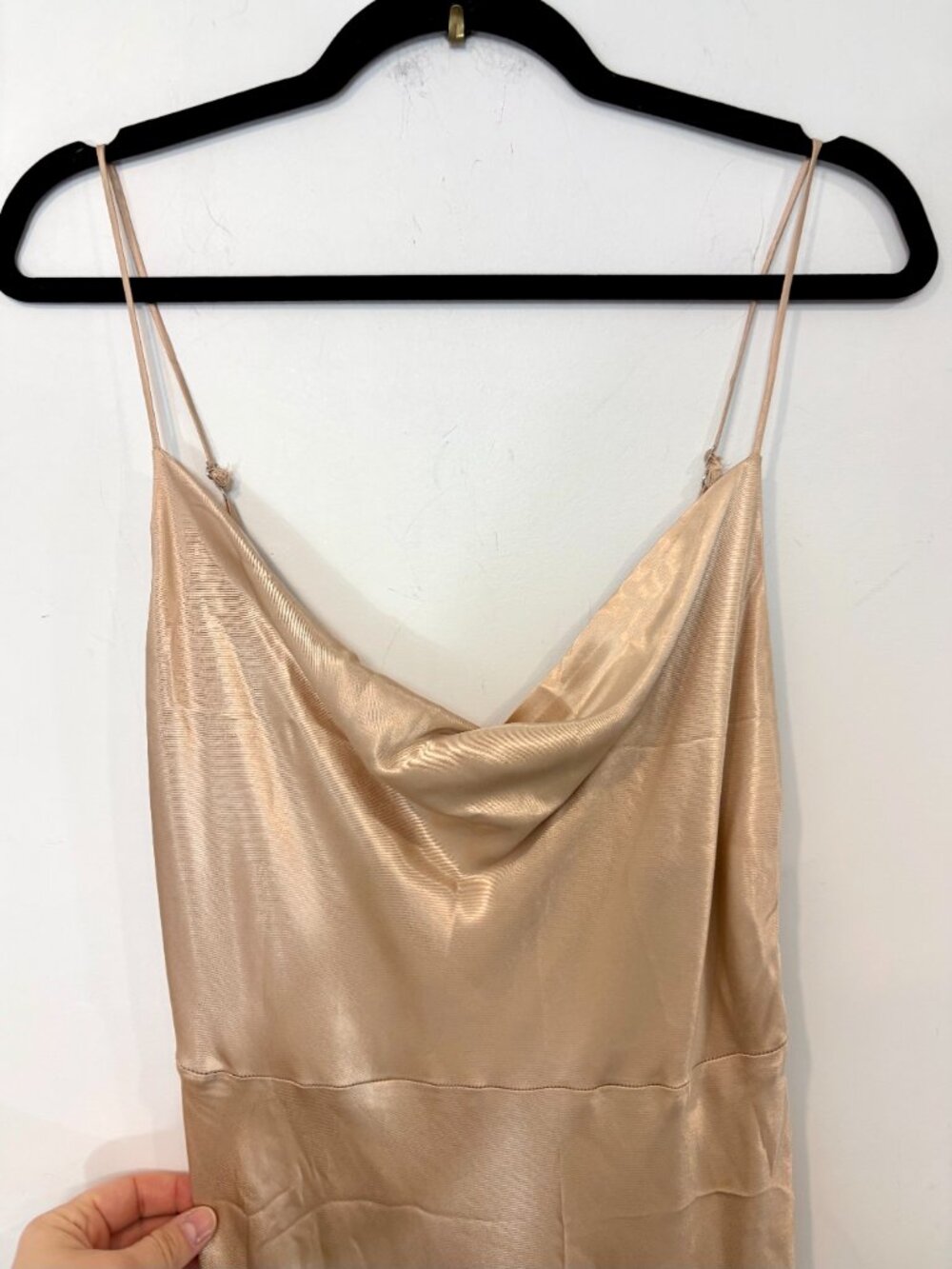 Park & Fifth Belmont Slipe On Maxi Bridesmaid Bridal Wedding Guest Dress sz M - Picture 3 of 12